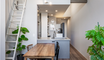 建築実例 case75|京都の狭小地で、2階建てという選択